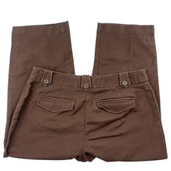 Charter Club Allison Fit Brown Capri Length Cropped Trousers
