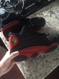 Jordan bred 13 size 9.5 worn one time only shoe not dead stock in collection