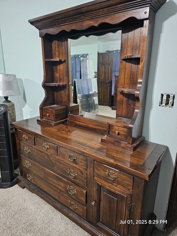 Bedroom Set - Solid Wood