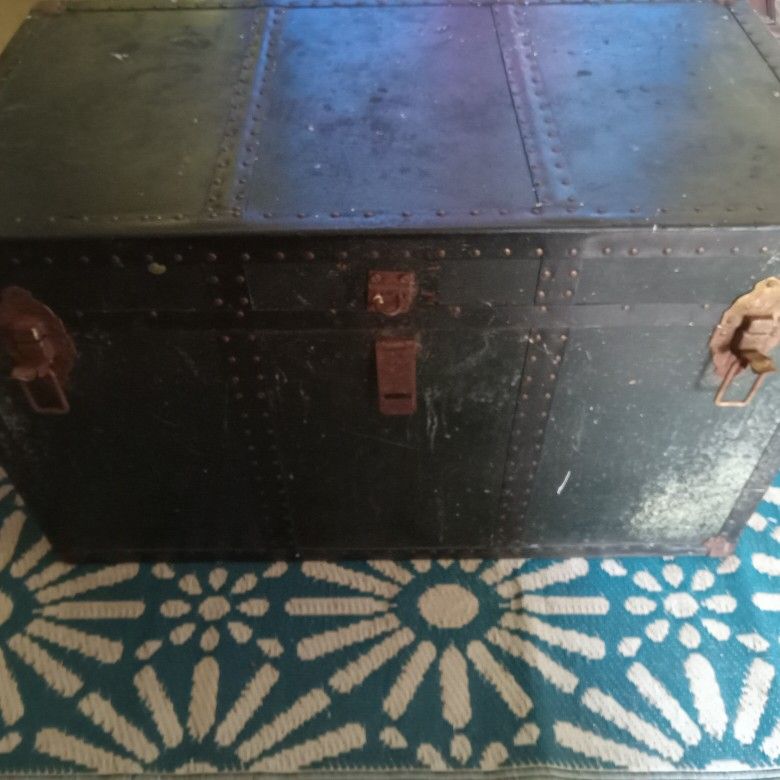 Antique Chest With Original Hardware 
