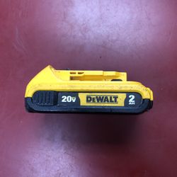 96091 Dewalt Lithium Ion 20V 2.0Ah Battery 549477