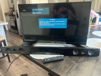 Samsung 31 inch hdtv and Samsung soundbar
