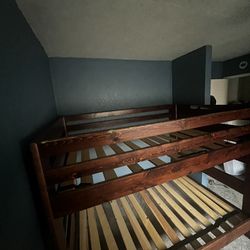 Living Spaces Full Over Full Bunk Bed 