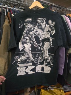 Vintage liquid blue cats suck boxing tee size mens xl