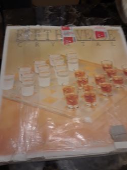 checker chess shotglasses