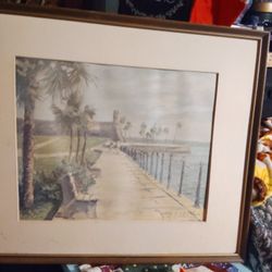 Craig Castle Water Color Painting 