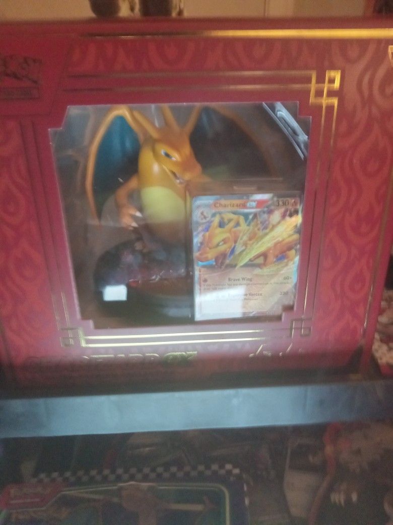 Premium Charizard Box Collection,  2 Sea And Sky Sets In Stock, And One Zapdos 151, Ursuluna Ex Box Set And The Charizard Pencil Set