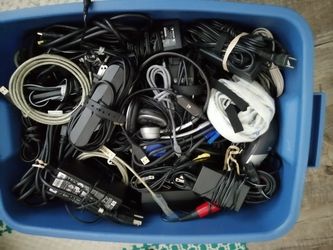 PC laptop cables and power adapters