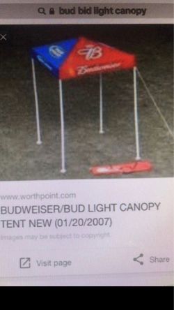 Budweiser canopy tent