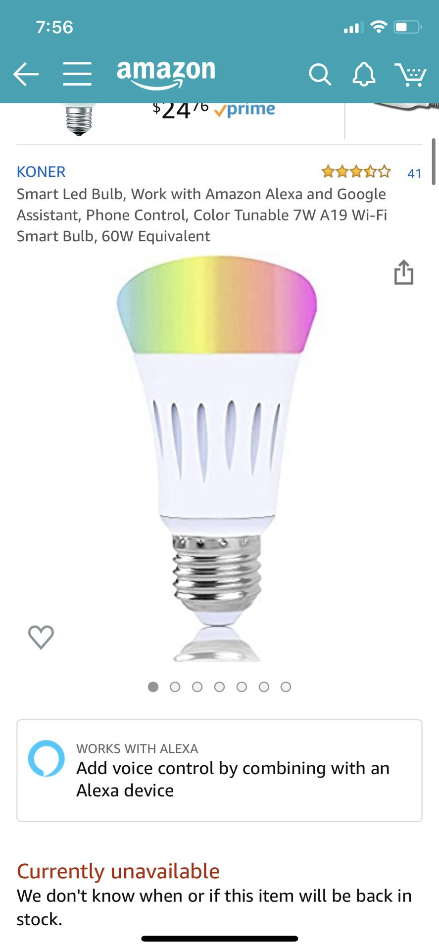 Smart Led bulb- Brand new
