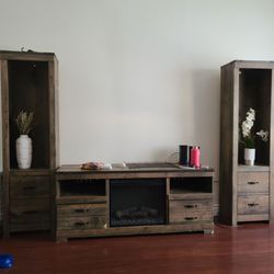 Entertainment Center With Warmer