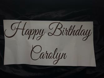 Custom balloon backdrop decals