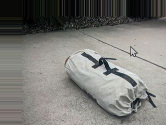 Half a kodiak tent, no poles