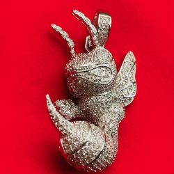 hornet wasp solid 925 pendant plata 