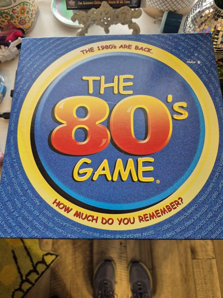 The 80's Board Game 2001 Relive The Decades Games Board Games
