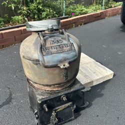 Woodburning boiler stove