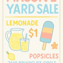 Yard Sale 8/30