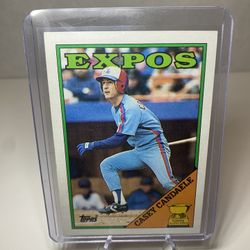 1988 Topps Expos All-Star Rookie Card #432 Casey Candael Baseball Card
