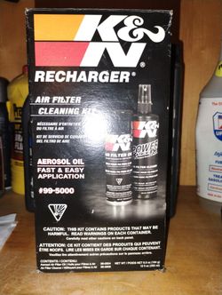 K&N Air Filter Clean And Charge Kit Brand New