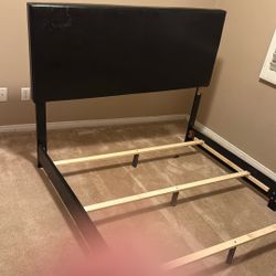 Bed Frame Leather Upholstery 