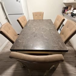 $100 OBO Stone Dining Room Table 