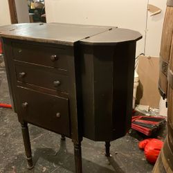 Antique Martha Washington Sewing Side Table 