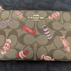 Large Coach Wristlet