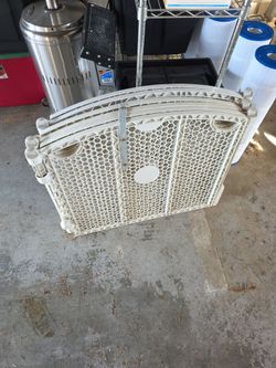 White Plastic Play Yard Gate Panels