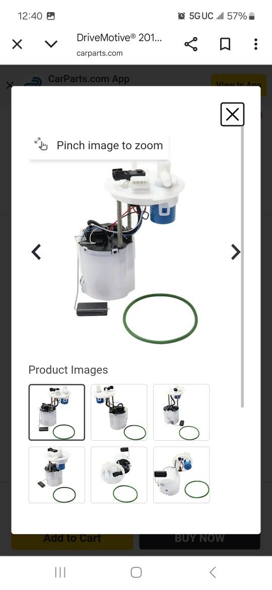 2013 Chevy Colbot Fuel Pump