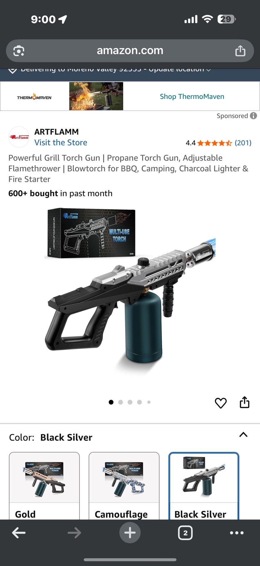 Powerful Grill Torch Gun