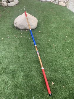 6’ Calcutta Bamboo Red White & Blue Fishing Gaff