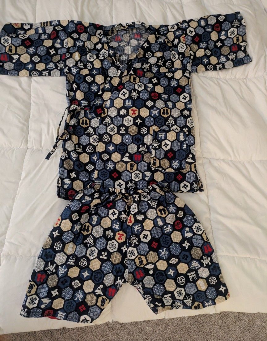 Kids Japanese Jinbei Kimono