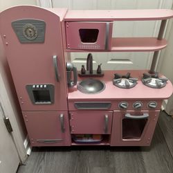 Pink Preschool Kitchen