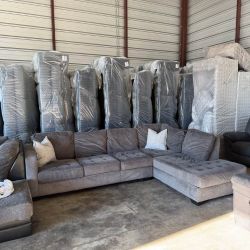 Light Blue Ashley Sectional