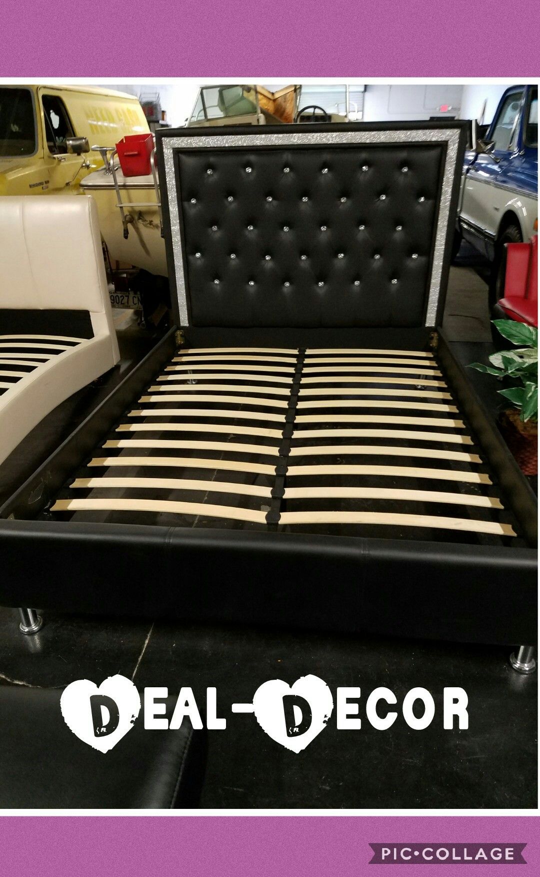 Black Platform Bed