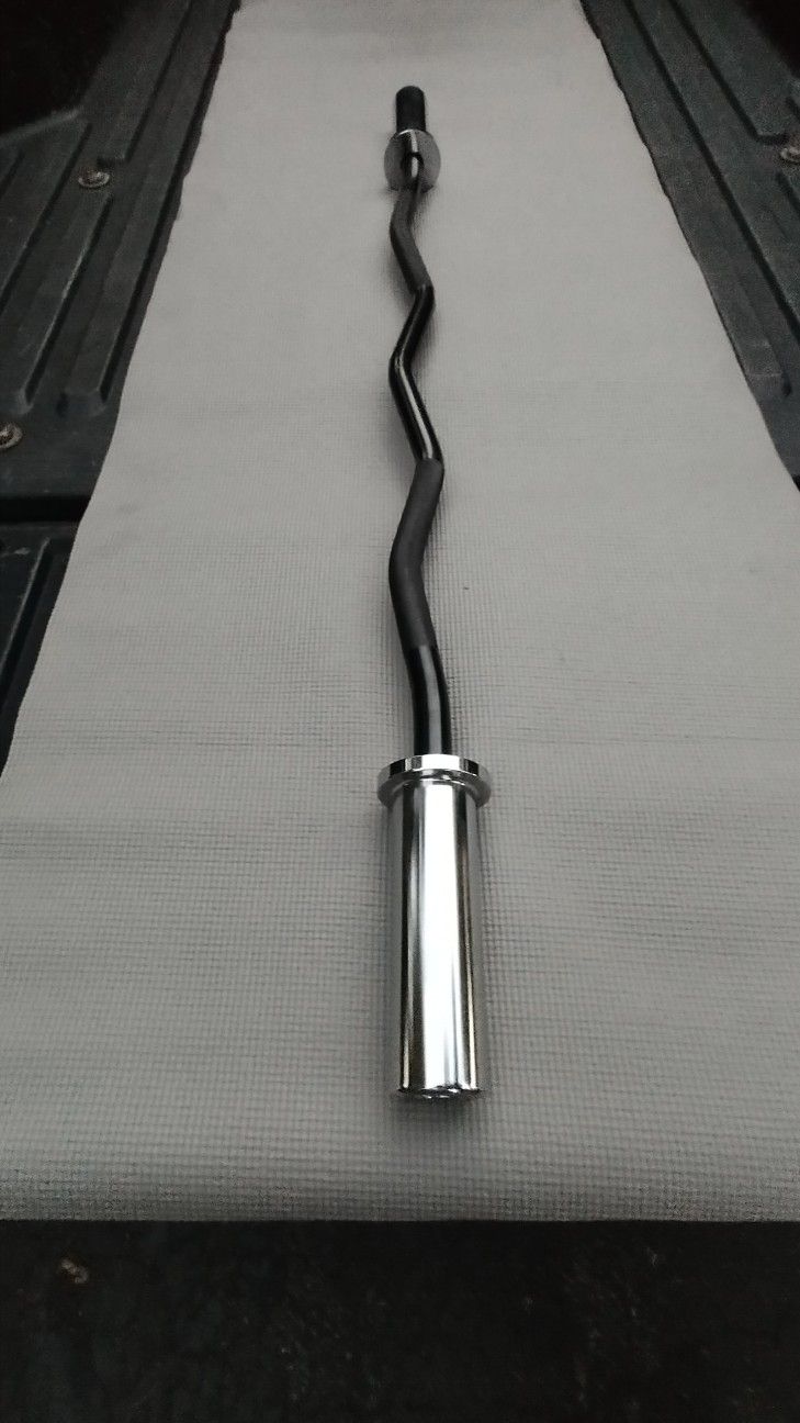NEW OLYMPIC BLACK CURL BAR