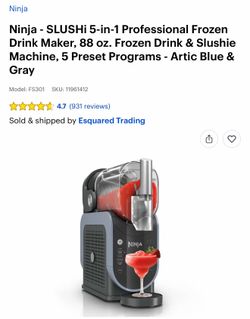 BRAND NEW NEVER OPENED Ninja Slushi Drink Maker