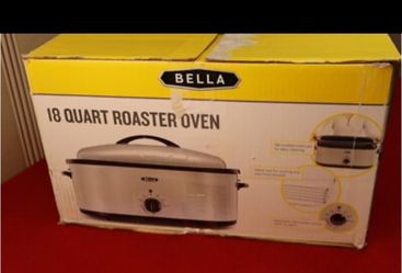 TURKEY IS AROUND THE CORNER. 18 Quart Roster Ovan. Rost up to a 22 Lbs TURKEY. Used only 2 - 3 times. Still in box, excellent condition. $20