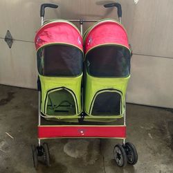Double dog stroller