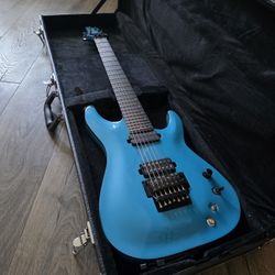 Schecter Keith Merrow Signature KM-7 FR S Sustainiac 2015 - 2016 - Lambo Blue