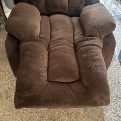 Recliner & Queen Bed Frame With Drawer 