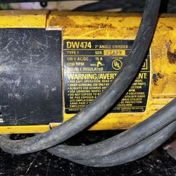 DeWALT Large Angel Grinder Dw474 Series 27809