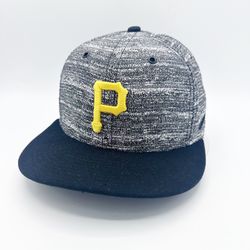 Nike True Dri-Fit Pittsburgh Pirates MLB Baseball SnapBack Hat Cap Gray Black