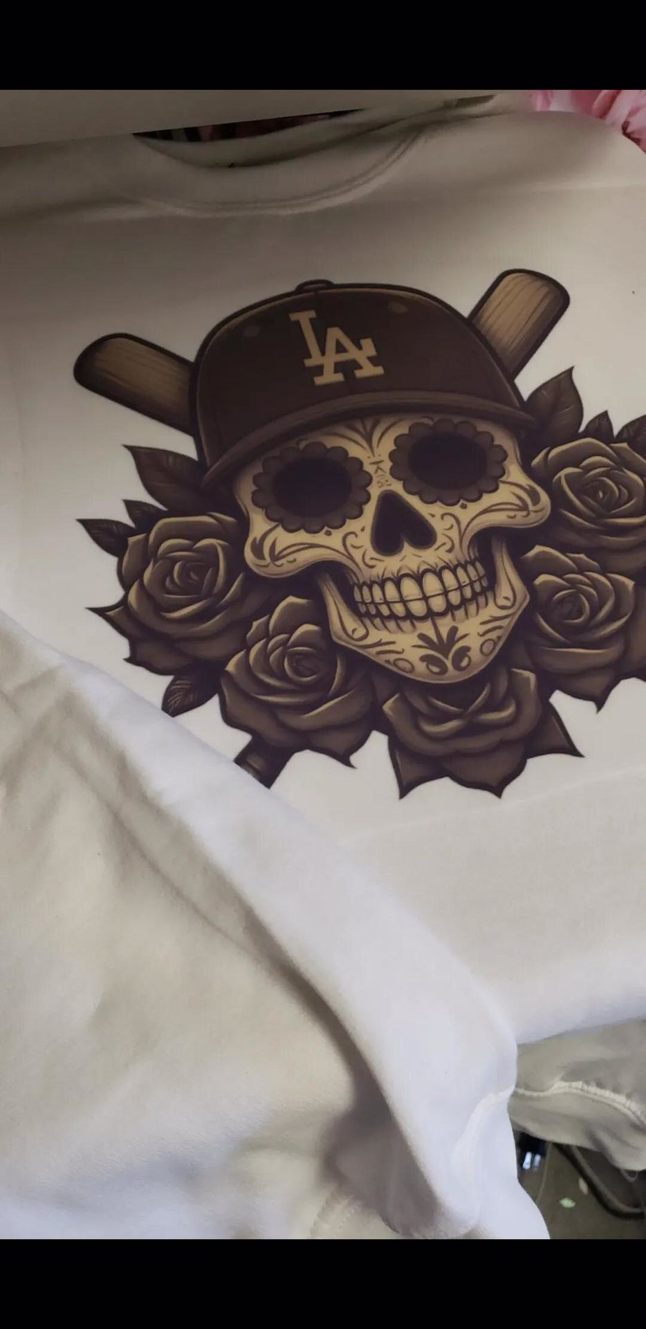 Dodgers Skull Sweatshirt