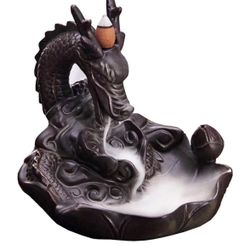 Dragon Backflow Incense Burner Ceramic 