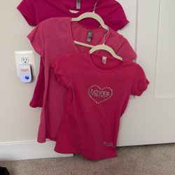 3 Pink Devoted Creation T-Shirts