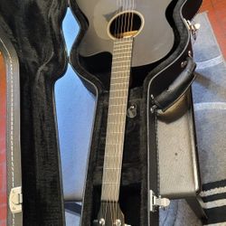 MARTIN CUSTOM X SERIES ACOUSTIC ELECTRIC GUITAR MADE IN MEXICO IN SATIN BLACK COLOR. 