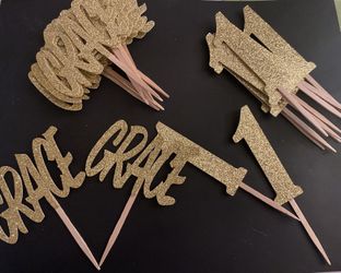 Custom Cupcake Toppers 