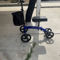 Knee wheel chair walker