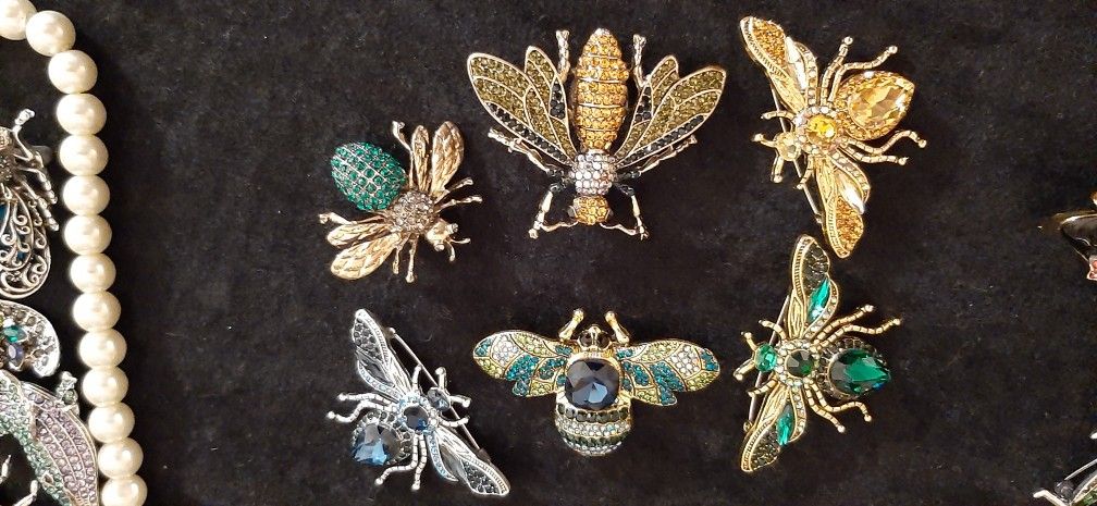 Colorful Bee Brooches $10 each